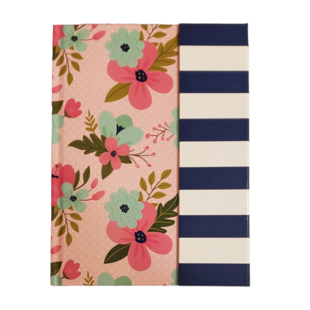 Rimemo Mixed Print Hardcover Magnetic Closure Journal Notebook